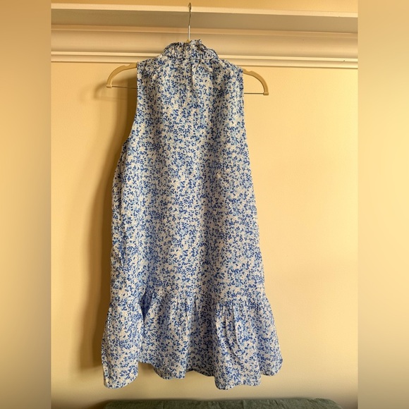 THML Blue High Neck Dress - Picture 2 of 4